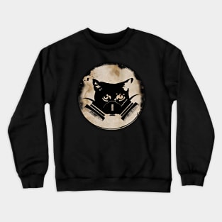 Gas Mask Cat Crewneck Sweatshirt